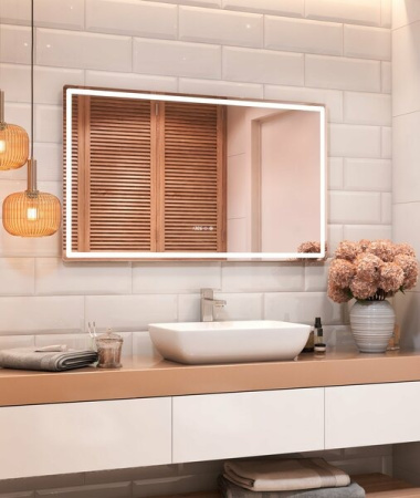Зеркало с подсветкой (120x70) Vigo Geometry Luxe z.GEO.120.Luxe